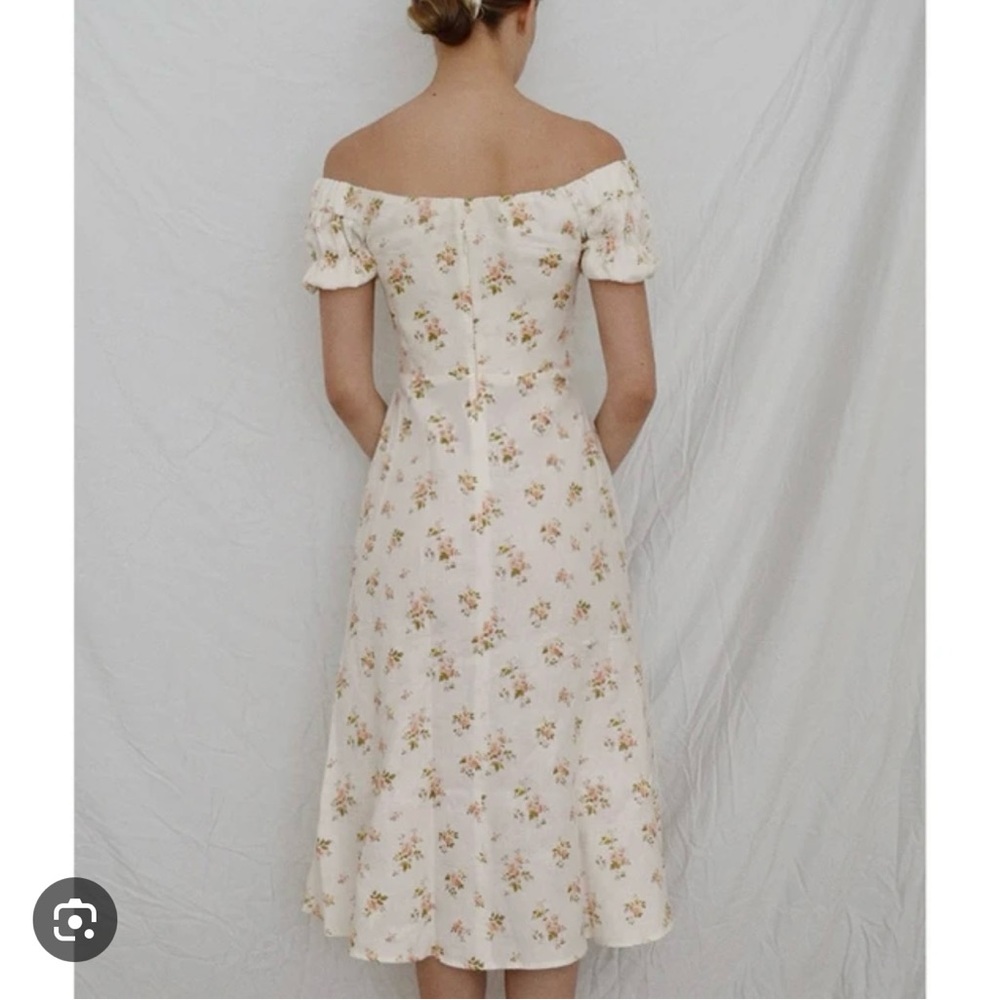 Off shoulder reformation summer dress